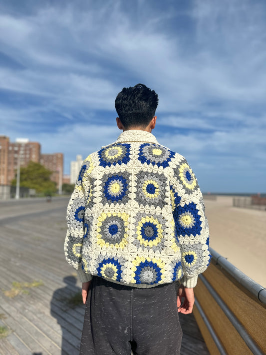 Crochet Granny Square Cardigan