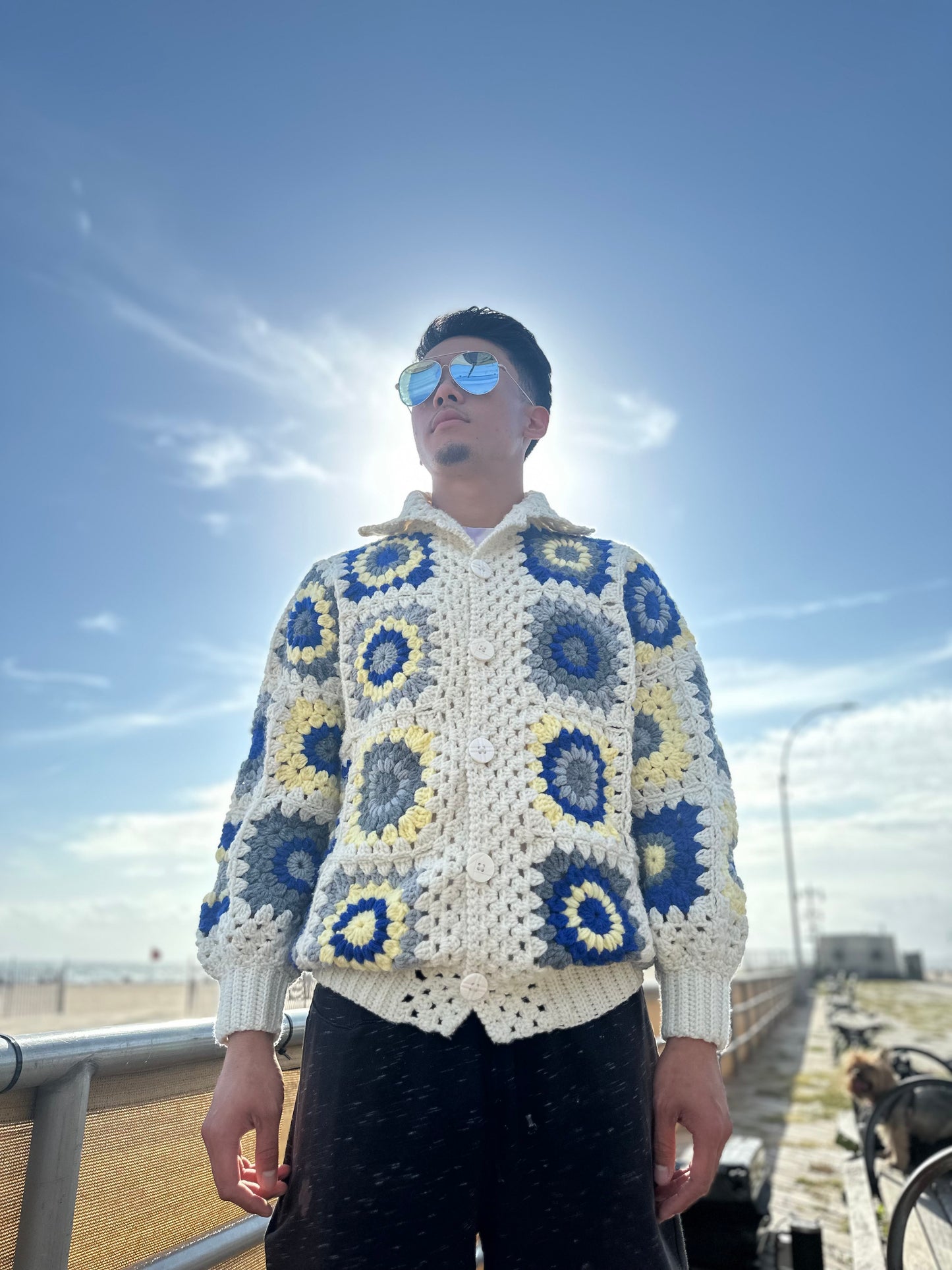 Crochet Granny Square Cardigan