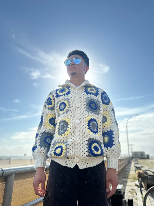 Crochet Granny Square Cardigan