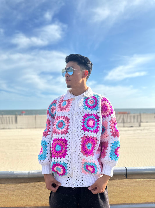 Crochet Granny Square Cardigan