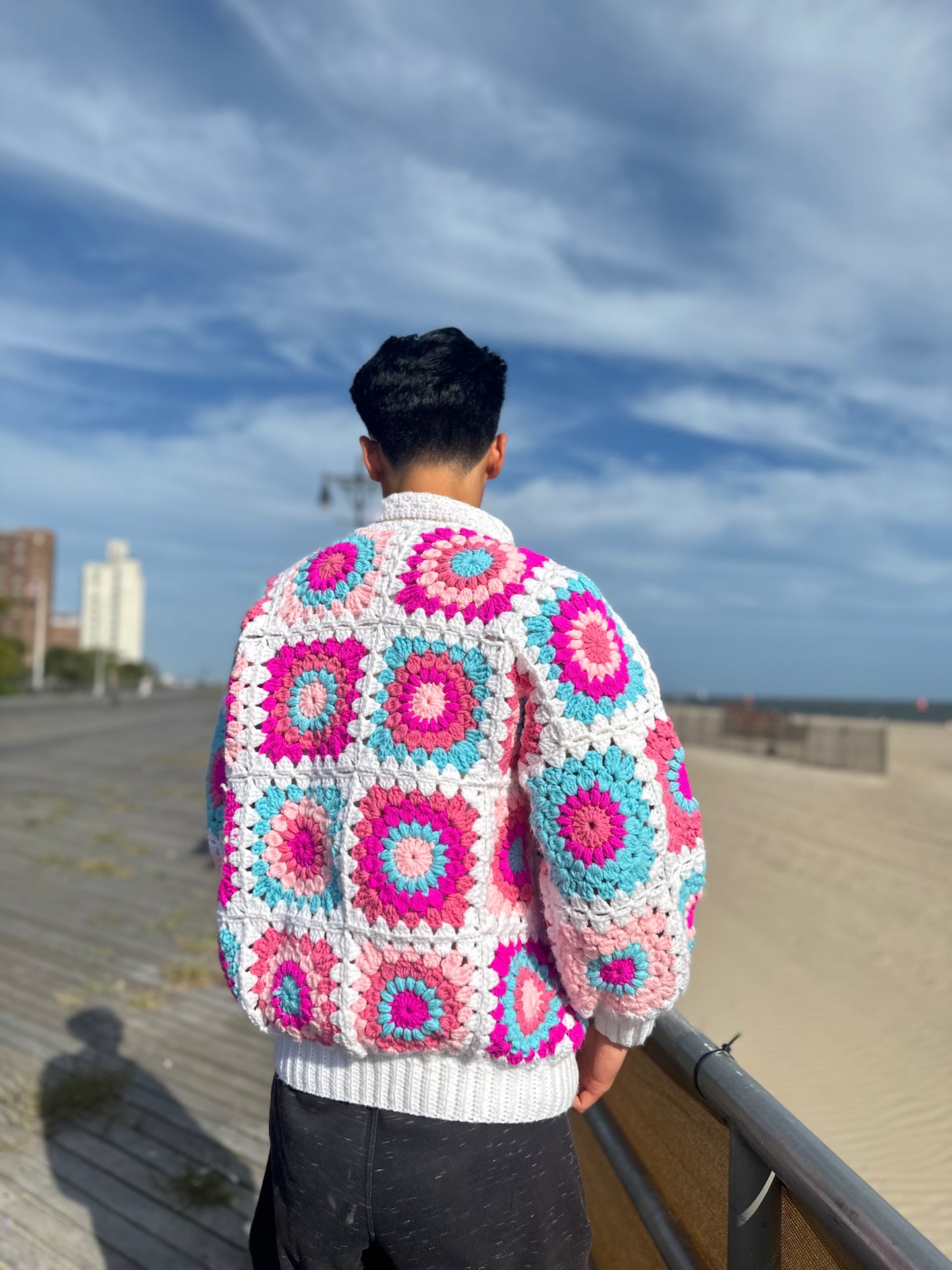 Crochet Granny Square Cardigan